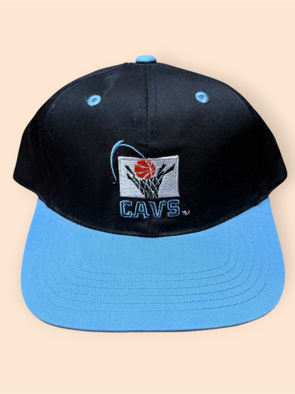 Vintage Cleveland Cavaliers 1990s SnapBack Hat Vtg NBA 90s Retro